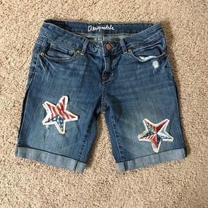 Aeropostale Jean Shorts with patches